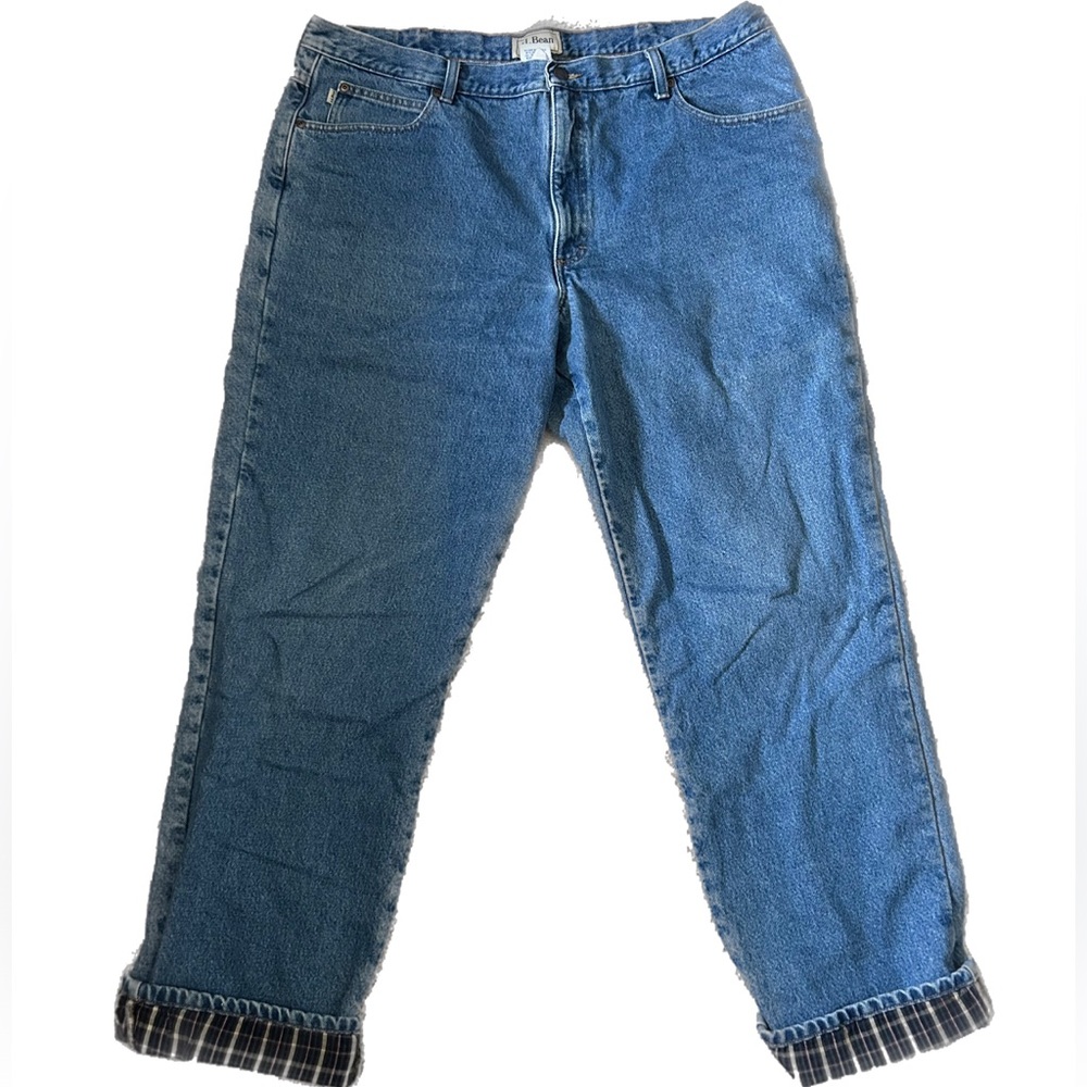 Vintage LL.Bean double lined jeans